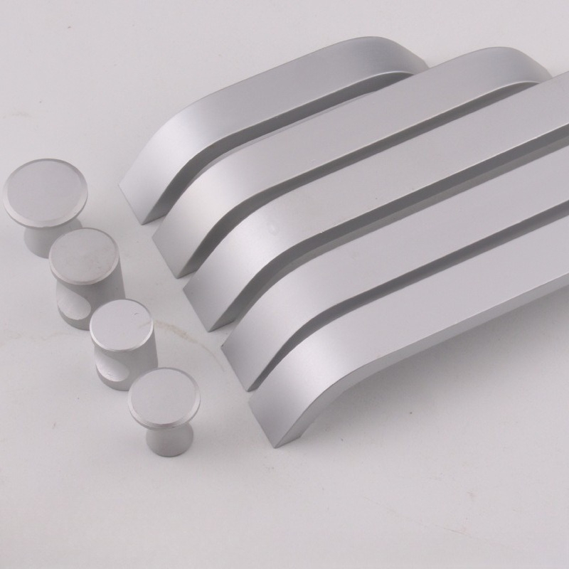 Furniture And Kitchen Hardware Fitting - Aluminum Alloy Furniture Handles Silver Handles