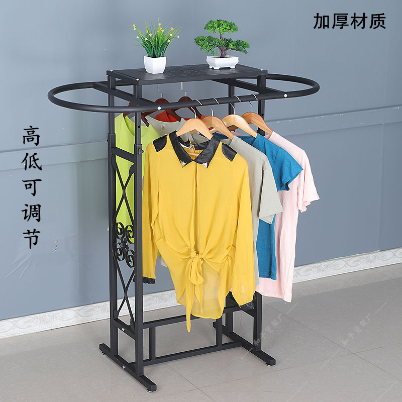 Iron Clothing Store Oval Shelf - đánh giá và giá Furniture Hardware Store
