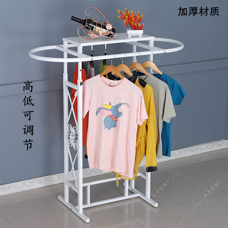 Iron Clothing Store Oval Shelf - đánh giá và giá Furniture Hardware Store