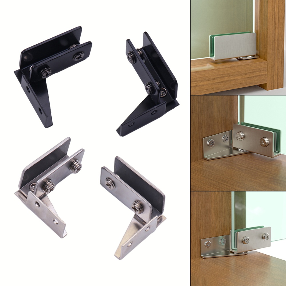 2PCS Non-Porous Glass Door Hin - đánh giá và giá Furniture Hardware Display