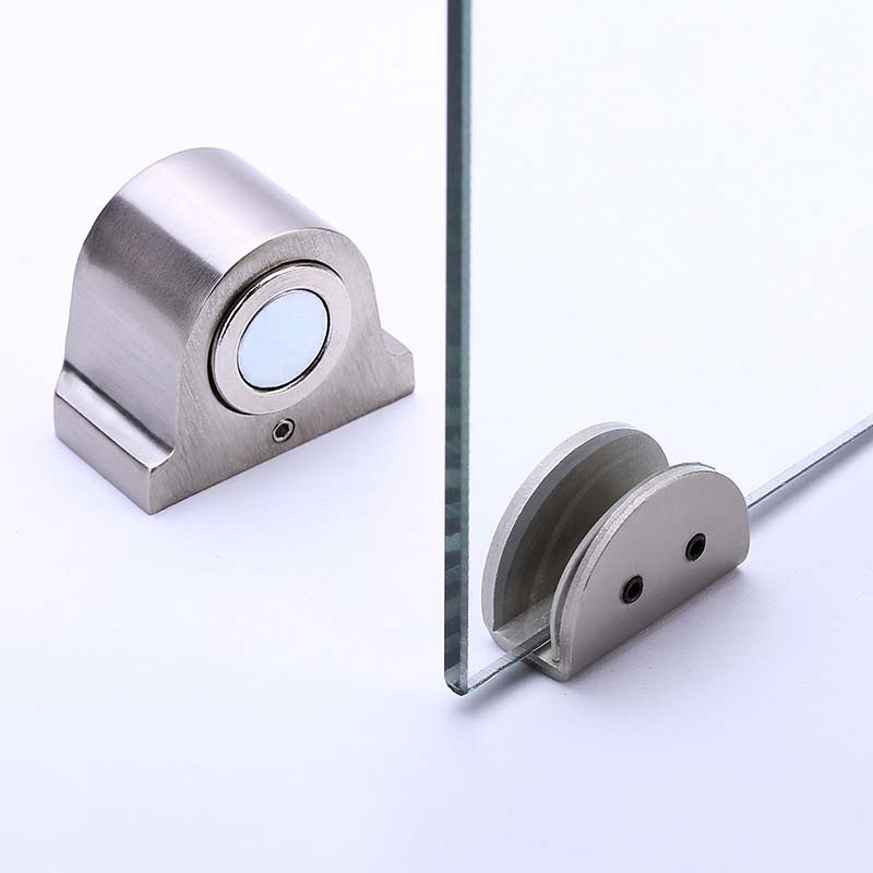 Cửa Không Hút Đục Lỗ Kính Hút  - đánh giá và giá Magnetic Catch Door