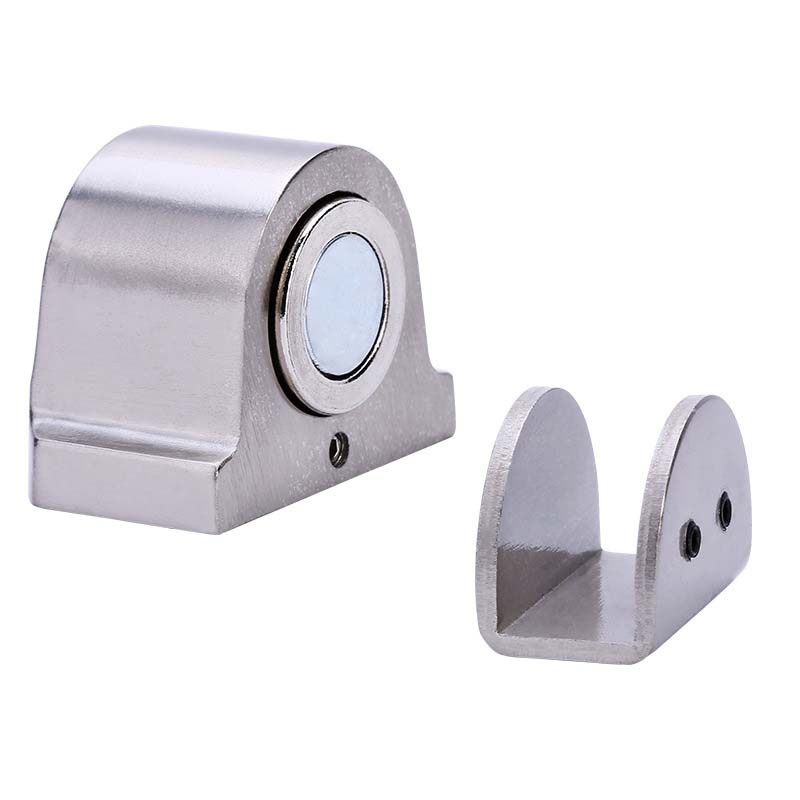 Cửa Không Hút Đục Lỗ Kính Hút  - đánh giá và giá Magnetic Catch Door