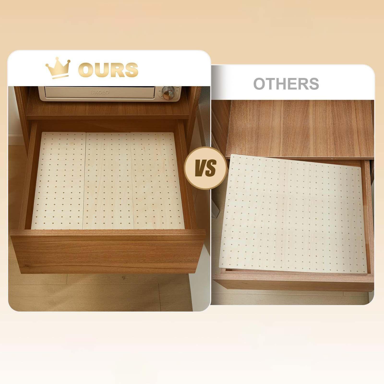 Wood Color Pegboard Drawer Ins - đánh giá và giá Drawer Organizer Peg