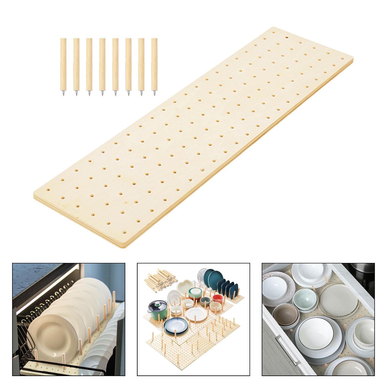 Wood Color Pegboard Drawer Ins - đánh giá và giá Drawer Organizer Peg
