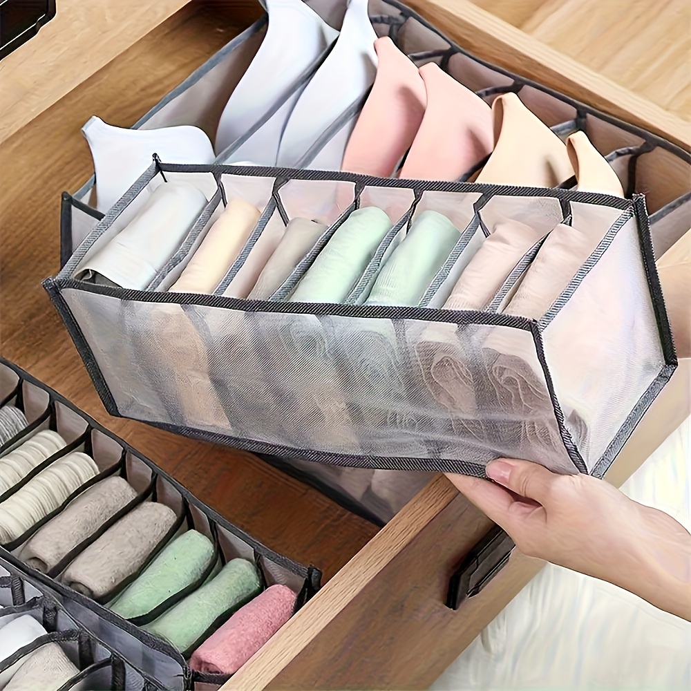 7 Grids Underwear Drawer Organ - đánh giá và giá Drawer Organizer Peg