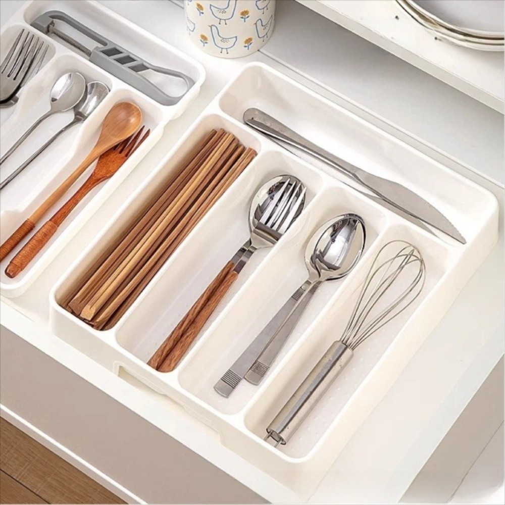 Quality 4/5 Compartments Cutle - đánh giá và giá Drawer Organizer Peg