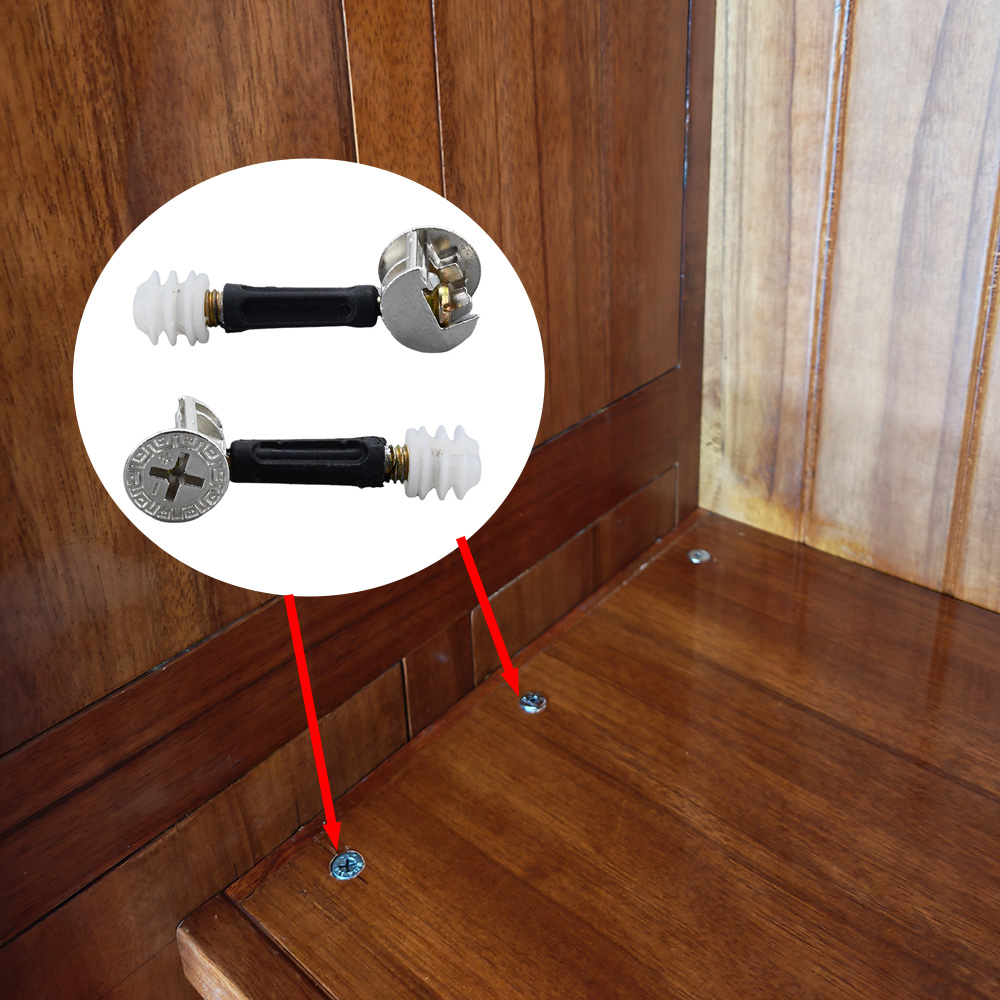 50/100Pcs 3 in 1 Furniture Con - đánh giá và giá Furniture Joinery Hardware