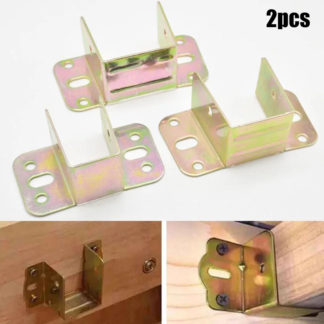 2pcs U Shaped Metal Bed Bracke - đánh giá và giá Furniture Joinery Hardware