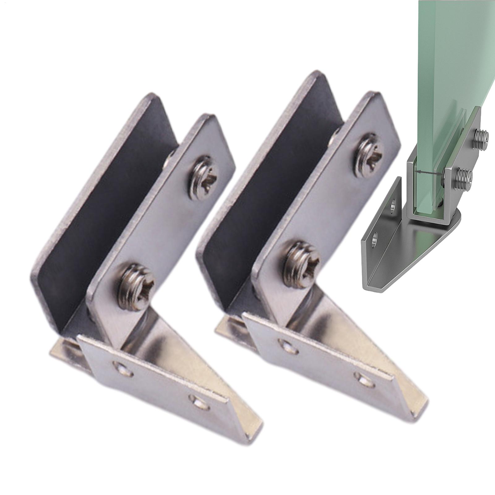 2pcs Non-Perforated Glass Door - đánh giá và giá Furniture Hardware Display