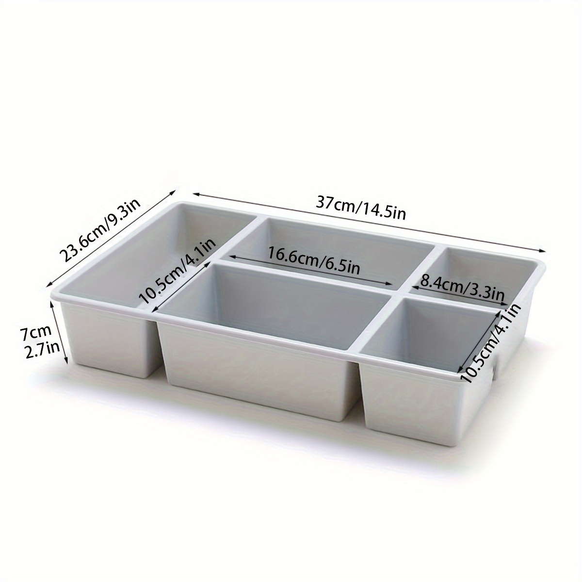 2PCS Divided Storage Box, Mult - đánh giá và giá Drawer Organizer Peg