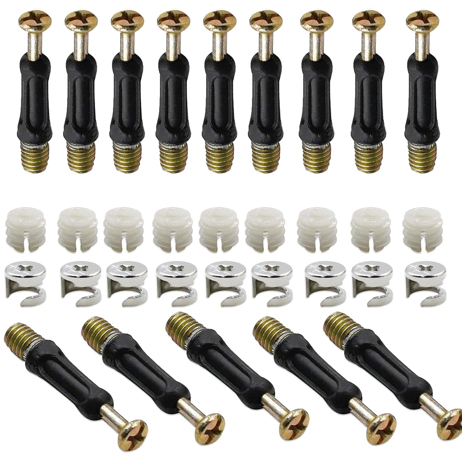 50 Sets 3 in 1 Furniture Conne - đánh giá và giá Furniture Joinery Hardware
