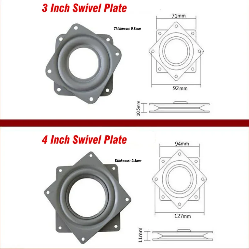 Heavy Duty Lazy Susan Bearing  - đánh giá và giá Furniture Hardware Display