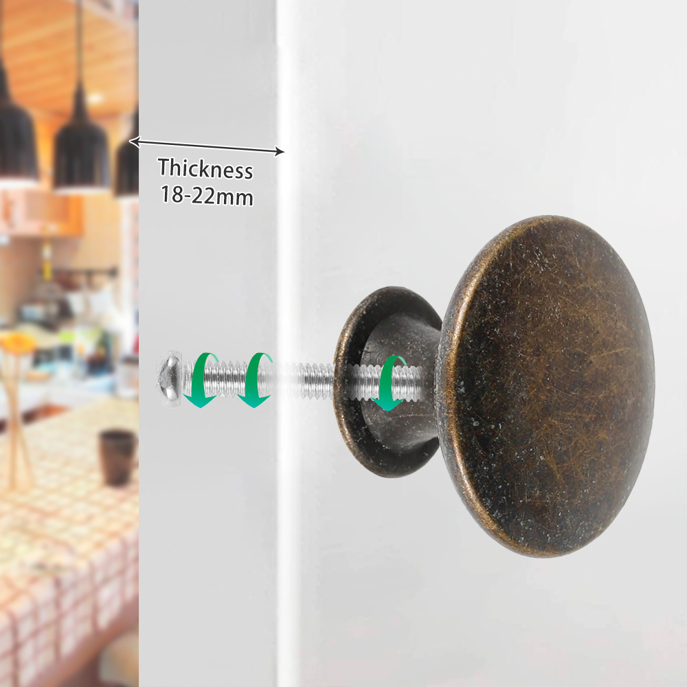 12PCS Retro Pull Handles Bronz - đánh giá và giá Furniture And Kitchen Hardware Fitting